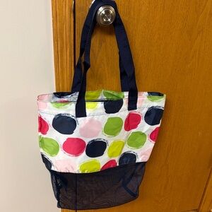 Thirty-one Polka dot drawstring laundry bag